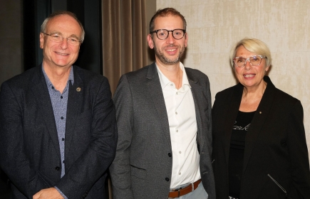 Guy Bernard, Olivier Raspado et Josette Vignat